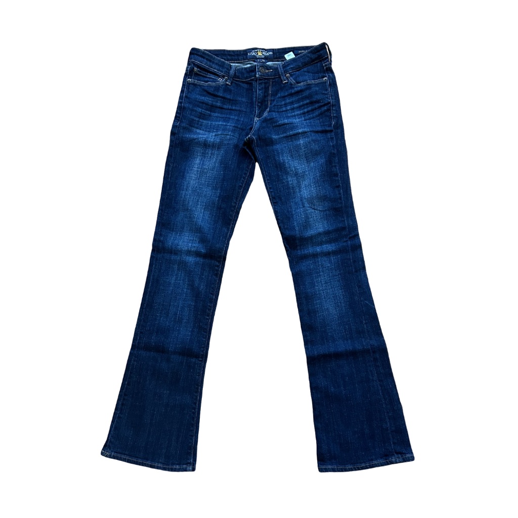 Lucky Brand Flare Jeans Dark Blue Denim Lucky Brand Flare Jeans Dark Blue Denim